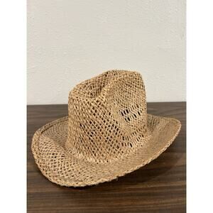 Elegant Brown Woven Hat